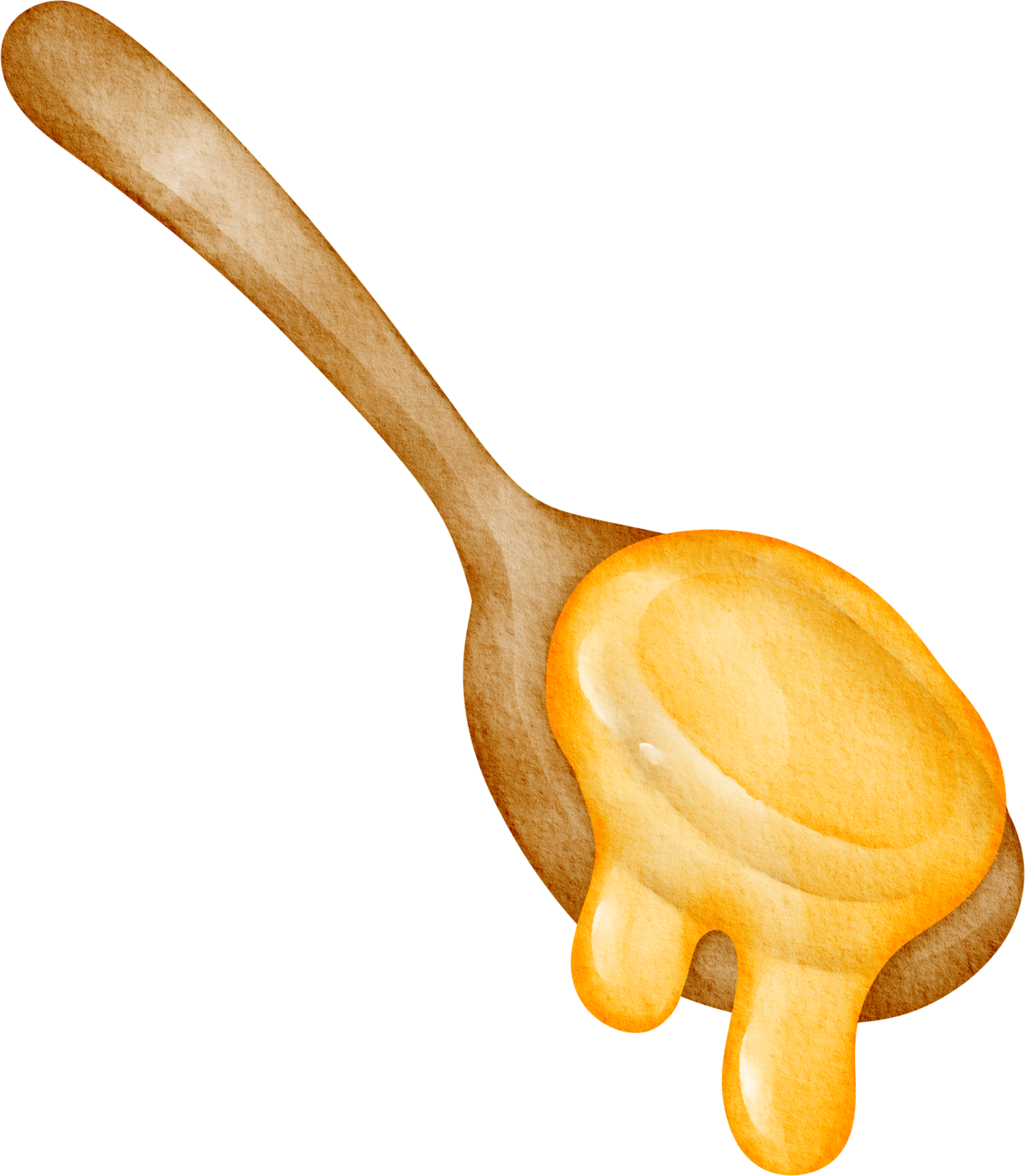 honey spoon clip art 36908902 PNG