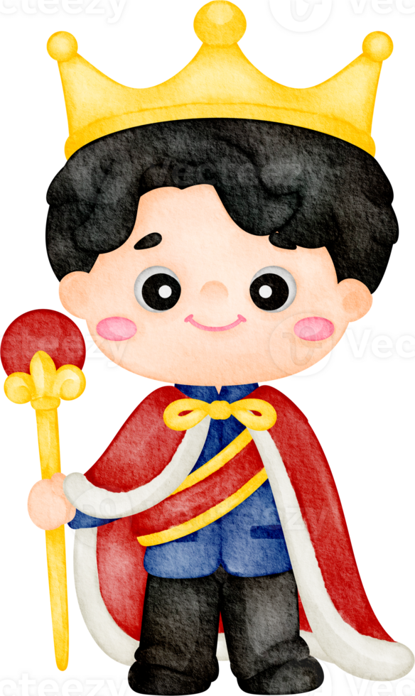 aguarela Principe grampo arte png