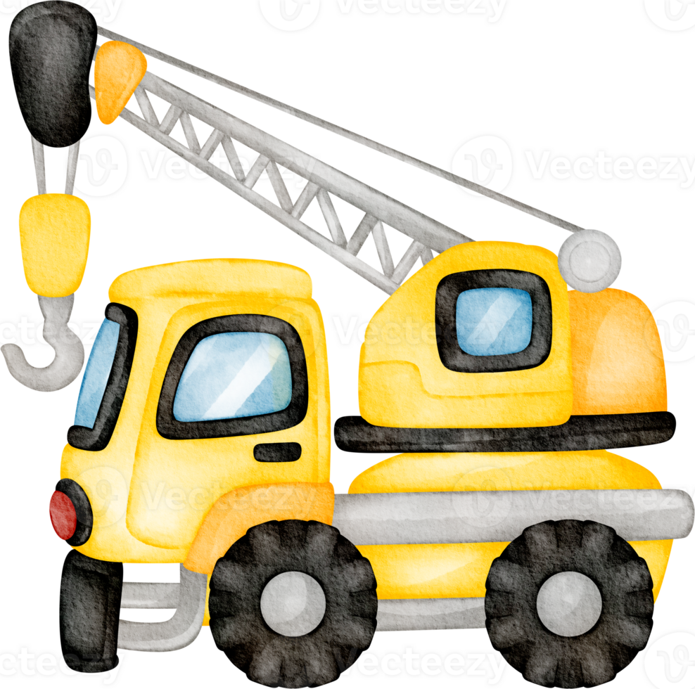 voiture grue agrafe art png