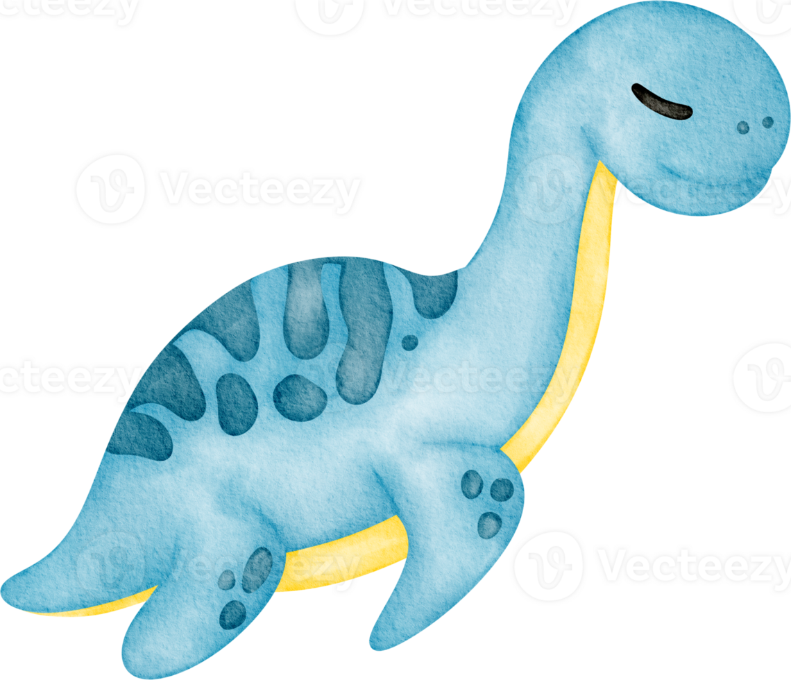 watercolor dinosaur clip art png