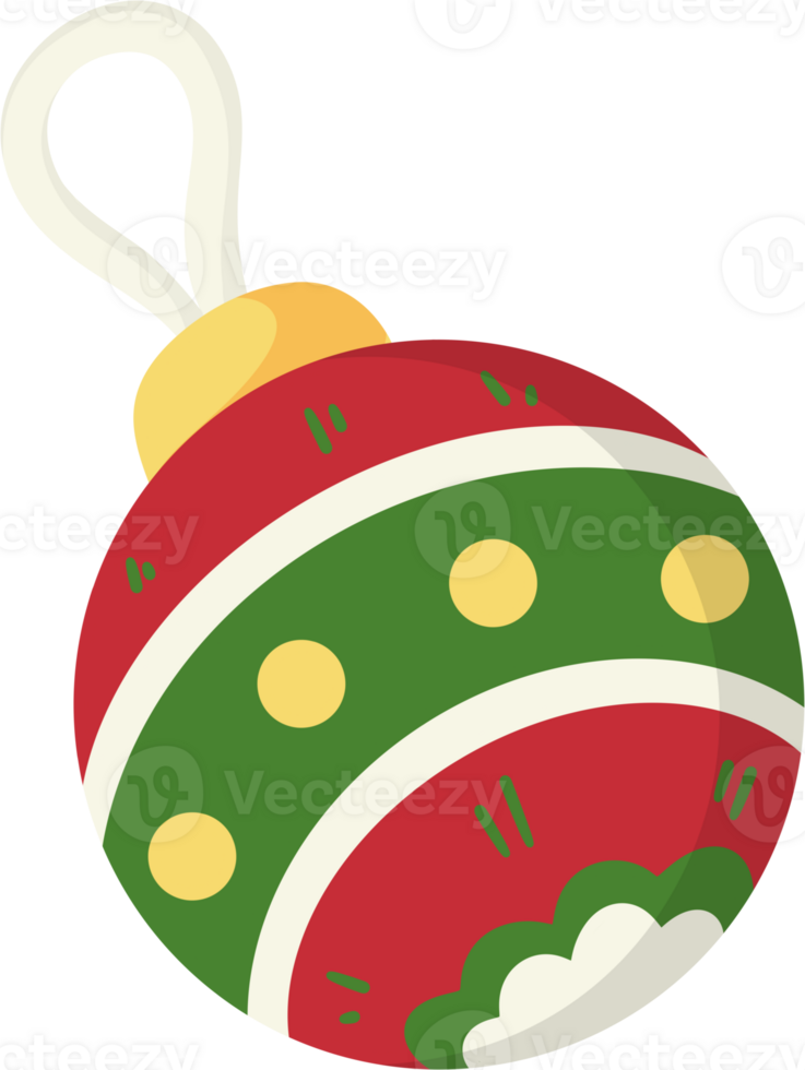 christmas ball cartoon illustration png