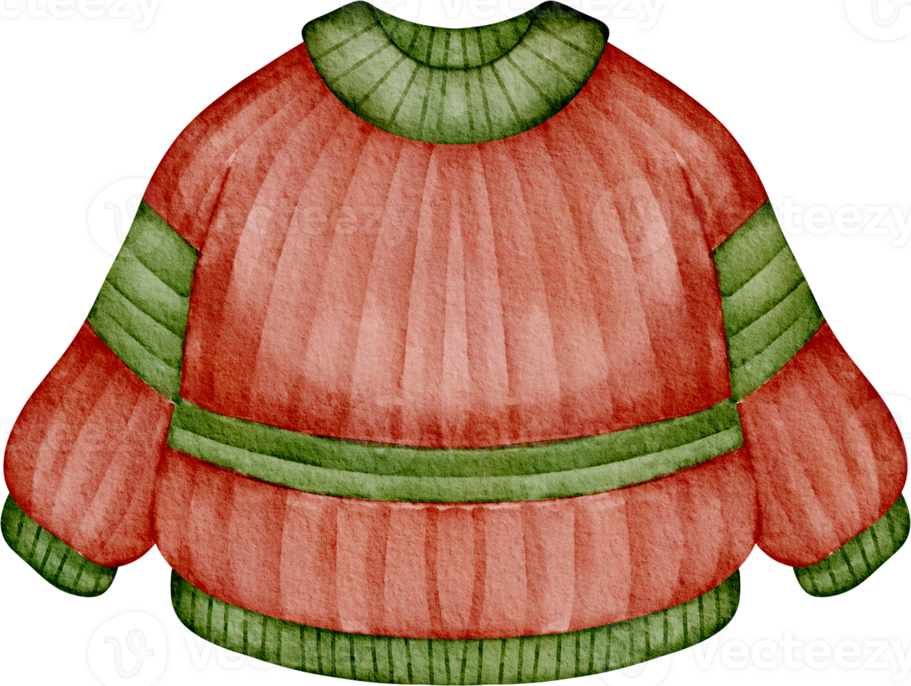 watercolor autumn sweater png