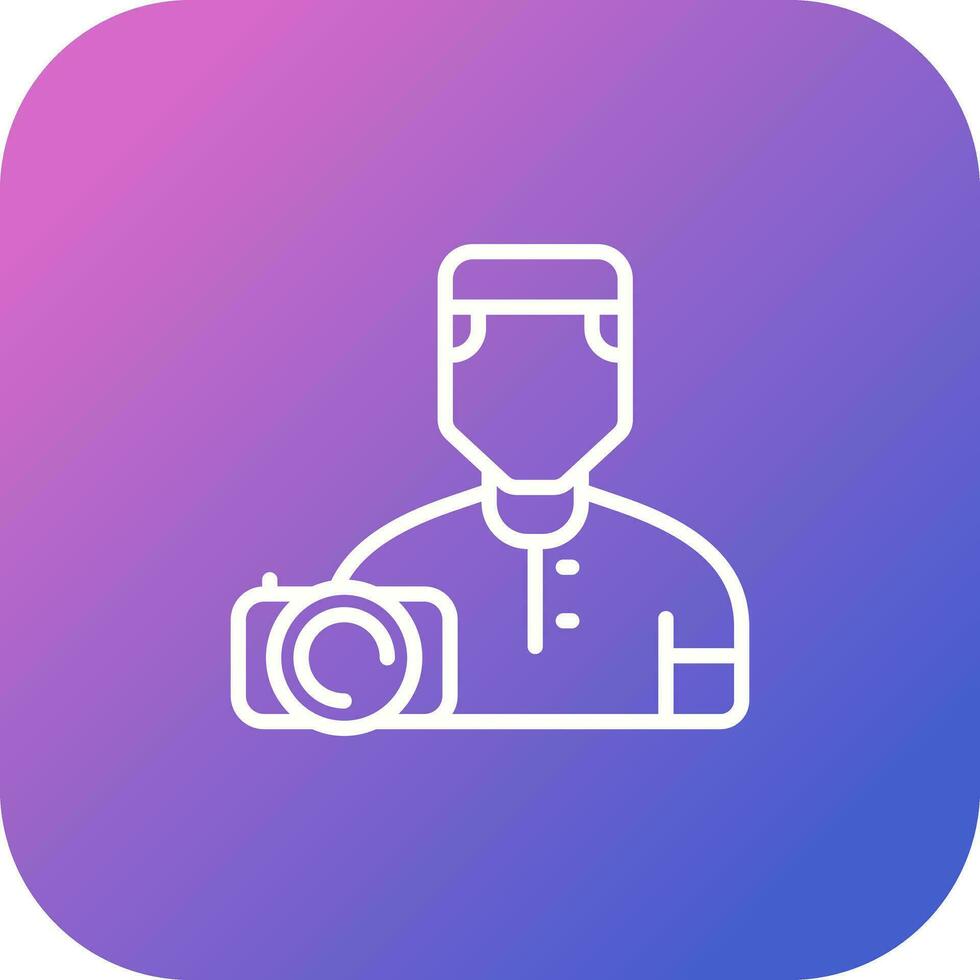 Camera man Vector Icon