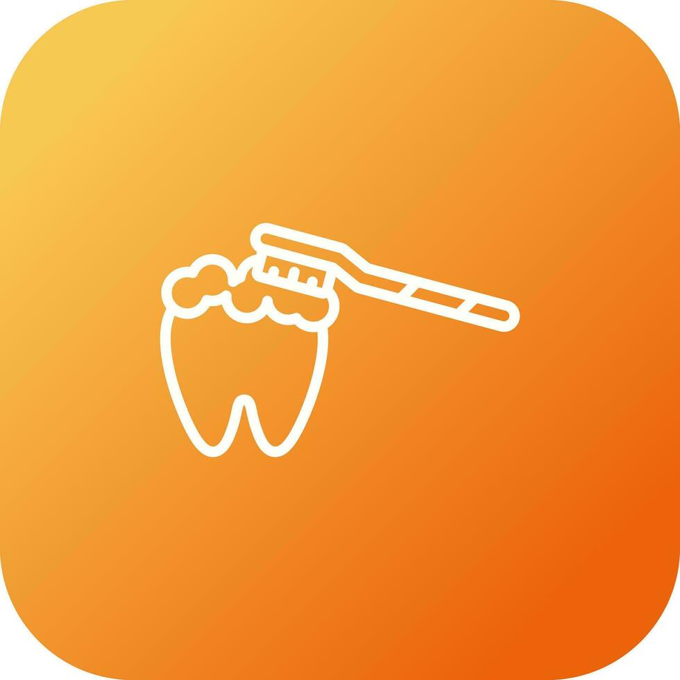 Brushing Teeth Vector Icon