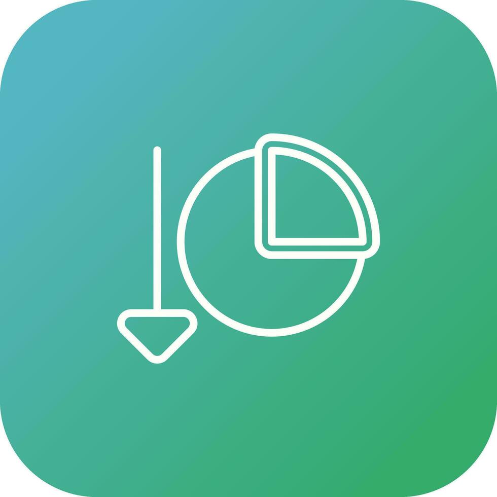 Chart Decreasing Vector Icon