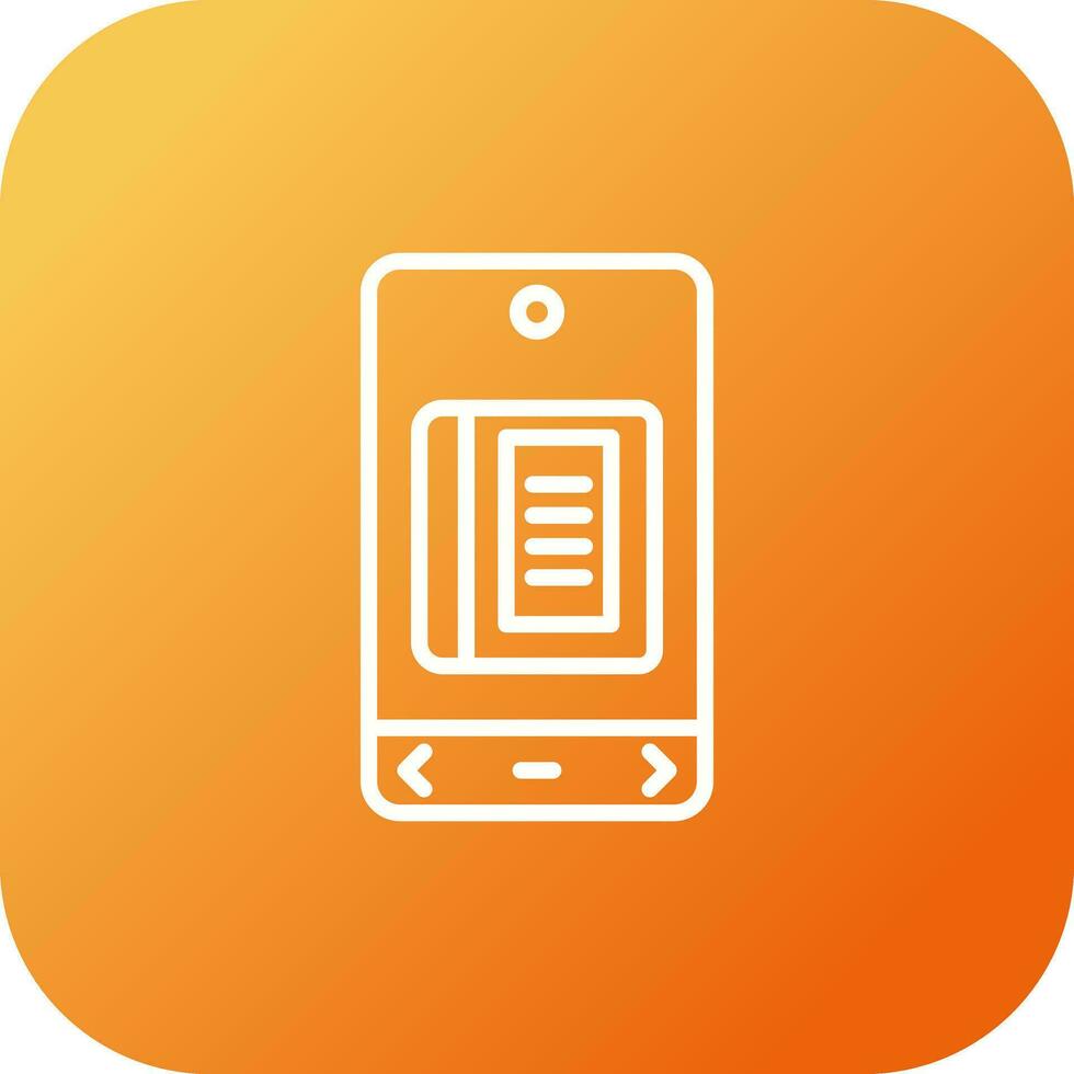 E Book Vector Icon