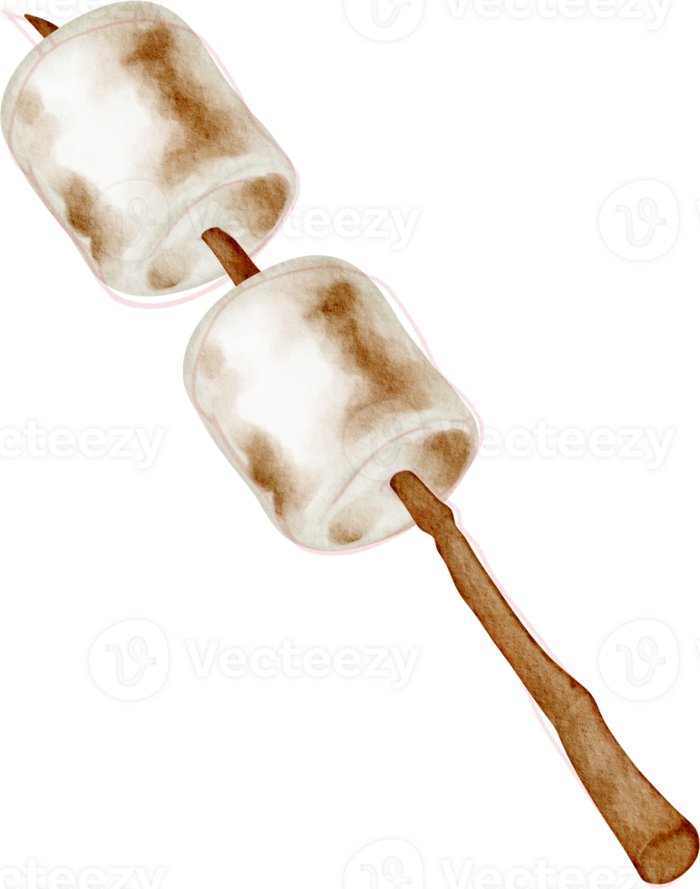 watercolor autumn marshmallow png