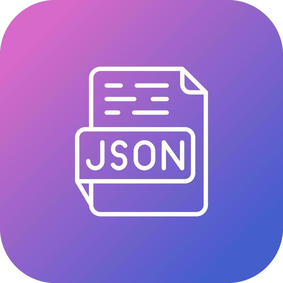 JSON Vector Icon