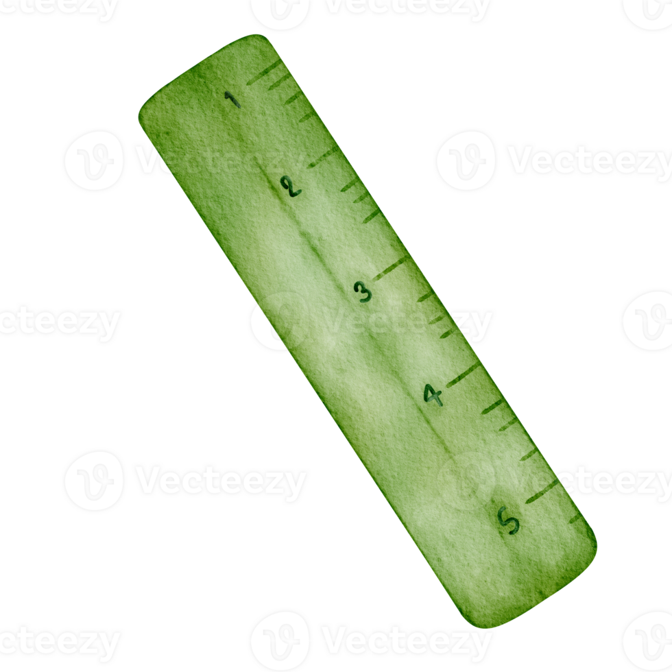 watercolor ruler clip art png