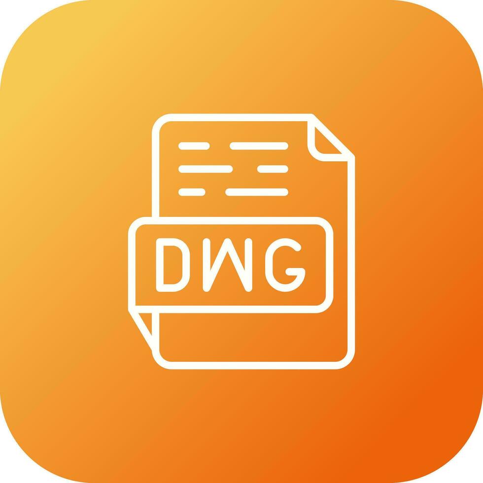 dwg vector icono