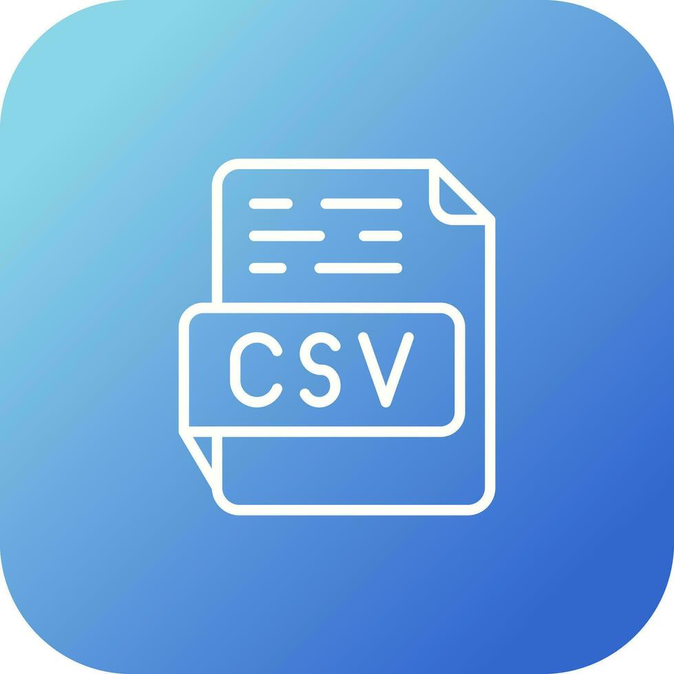 CSV Vector Icon