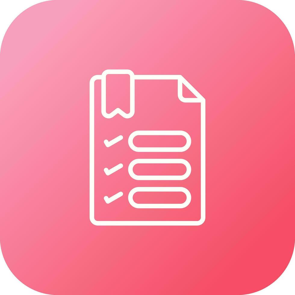 List Vector Icon