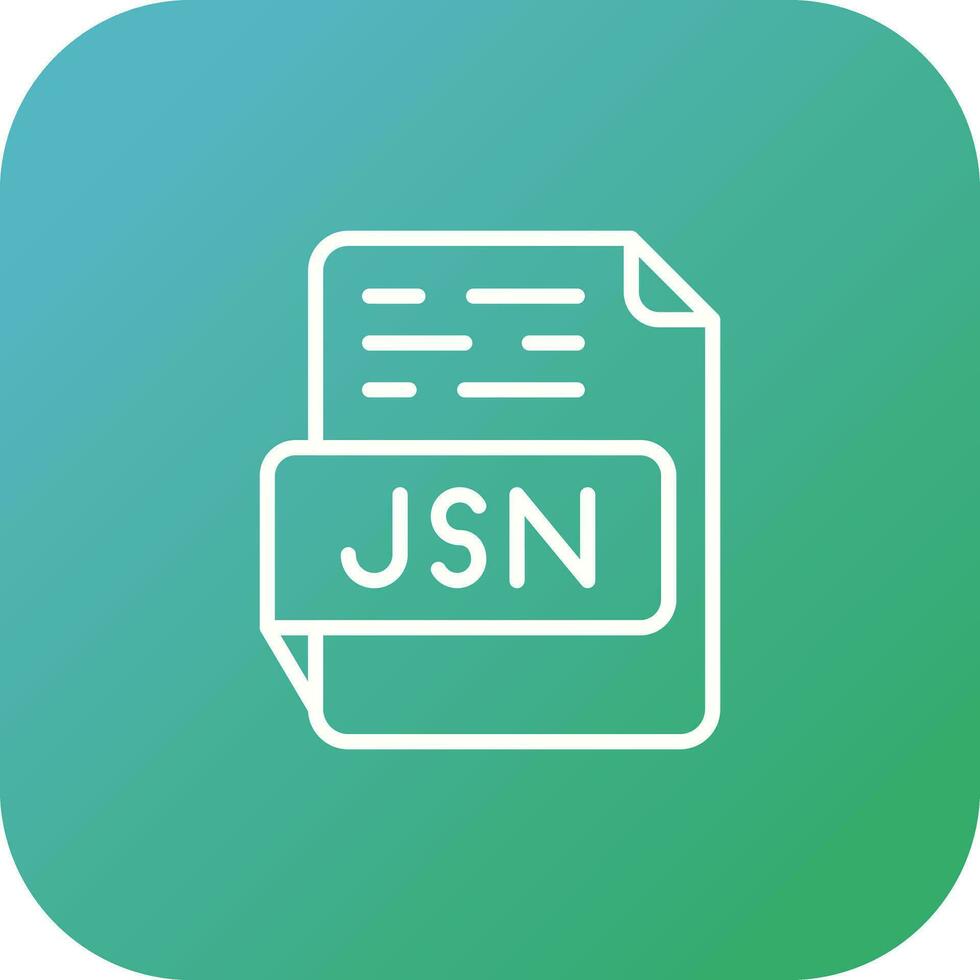 JSON Vector Icon