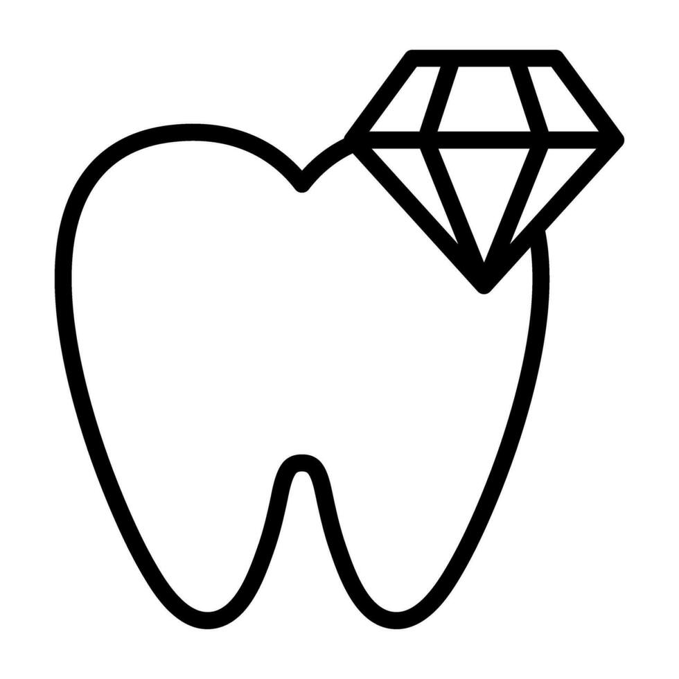 White Teeth Vector Icon