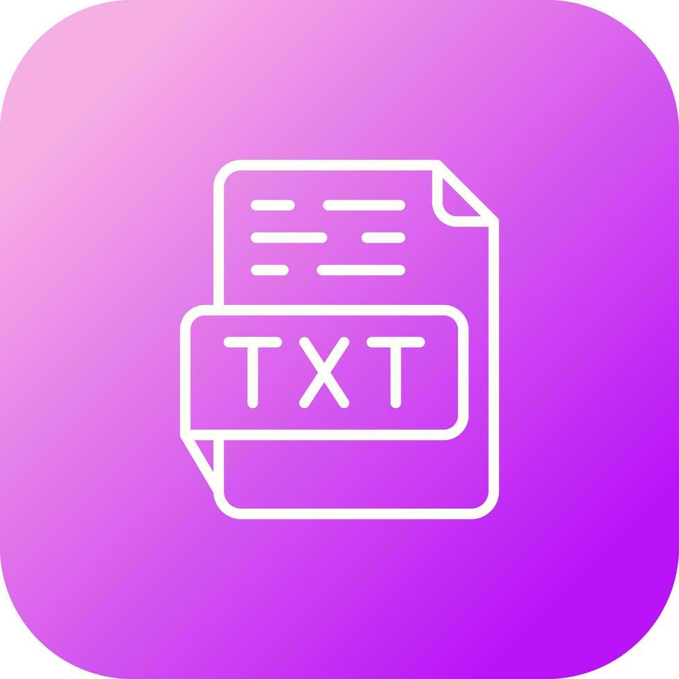 icono de vector de texto