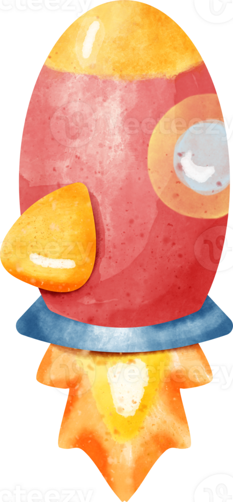 watercolor rocket science png