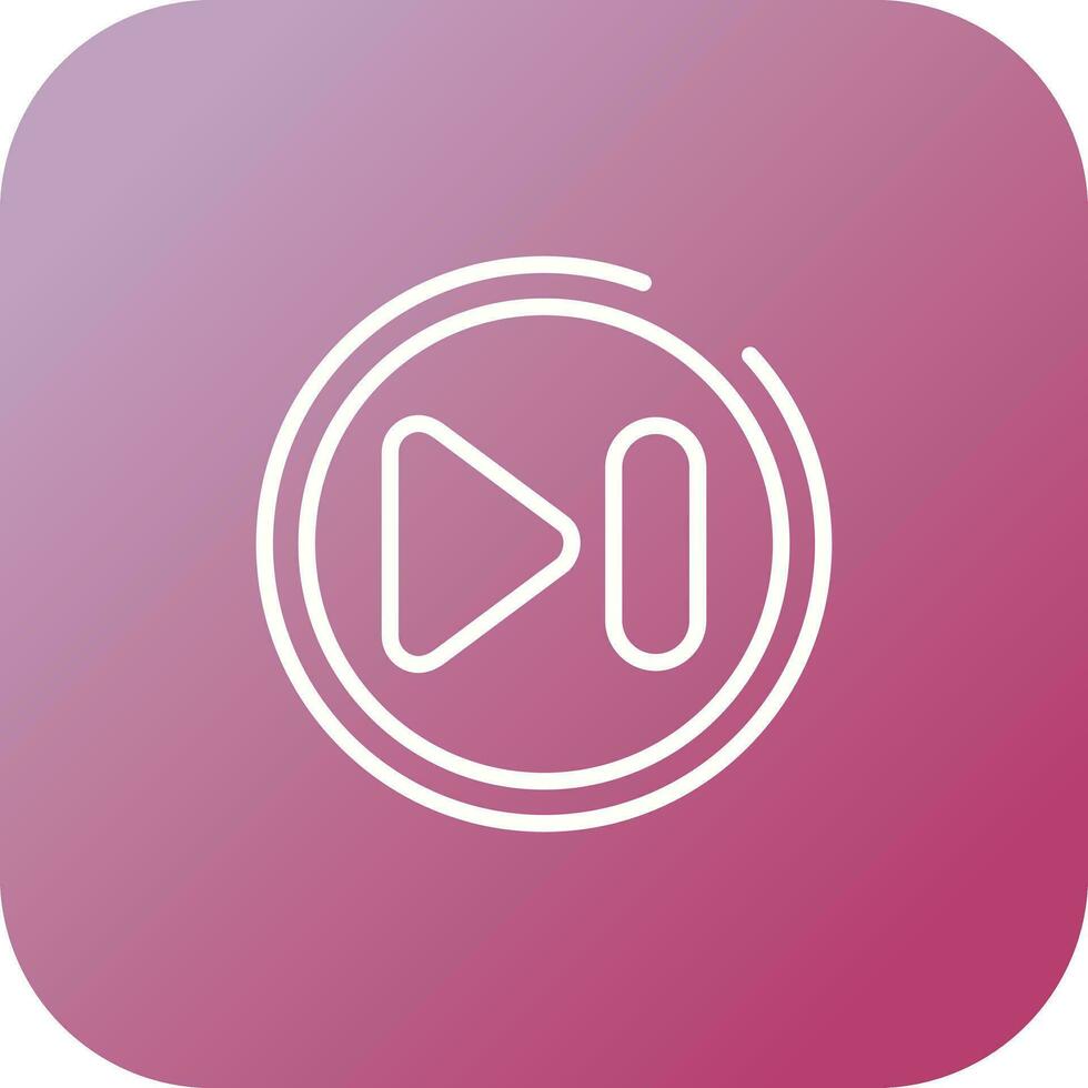 Next Track Button Vector Icon