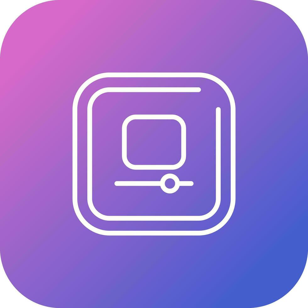 Video Stop Square Vector Icon