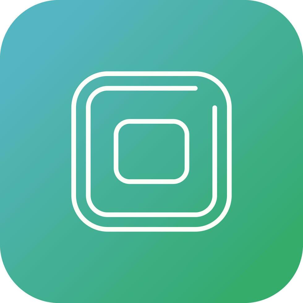 Stop Square Vector Icon