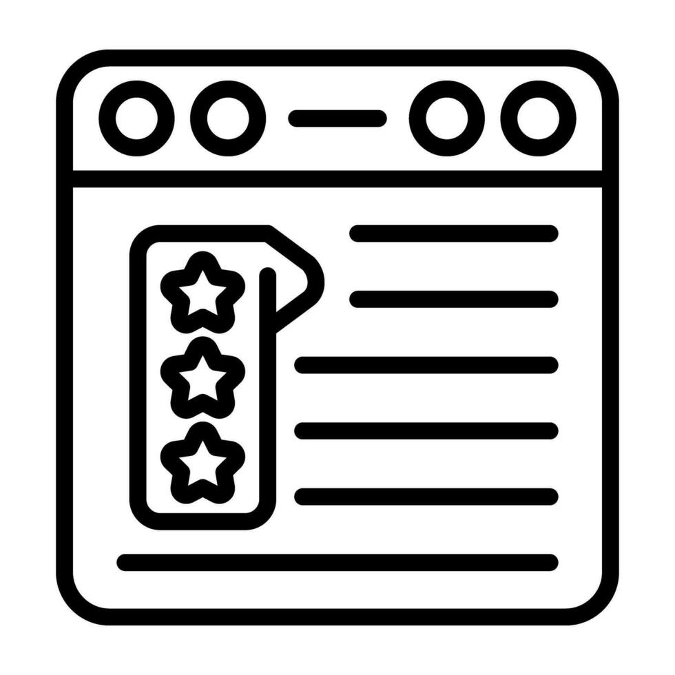 Review Vector Icon
