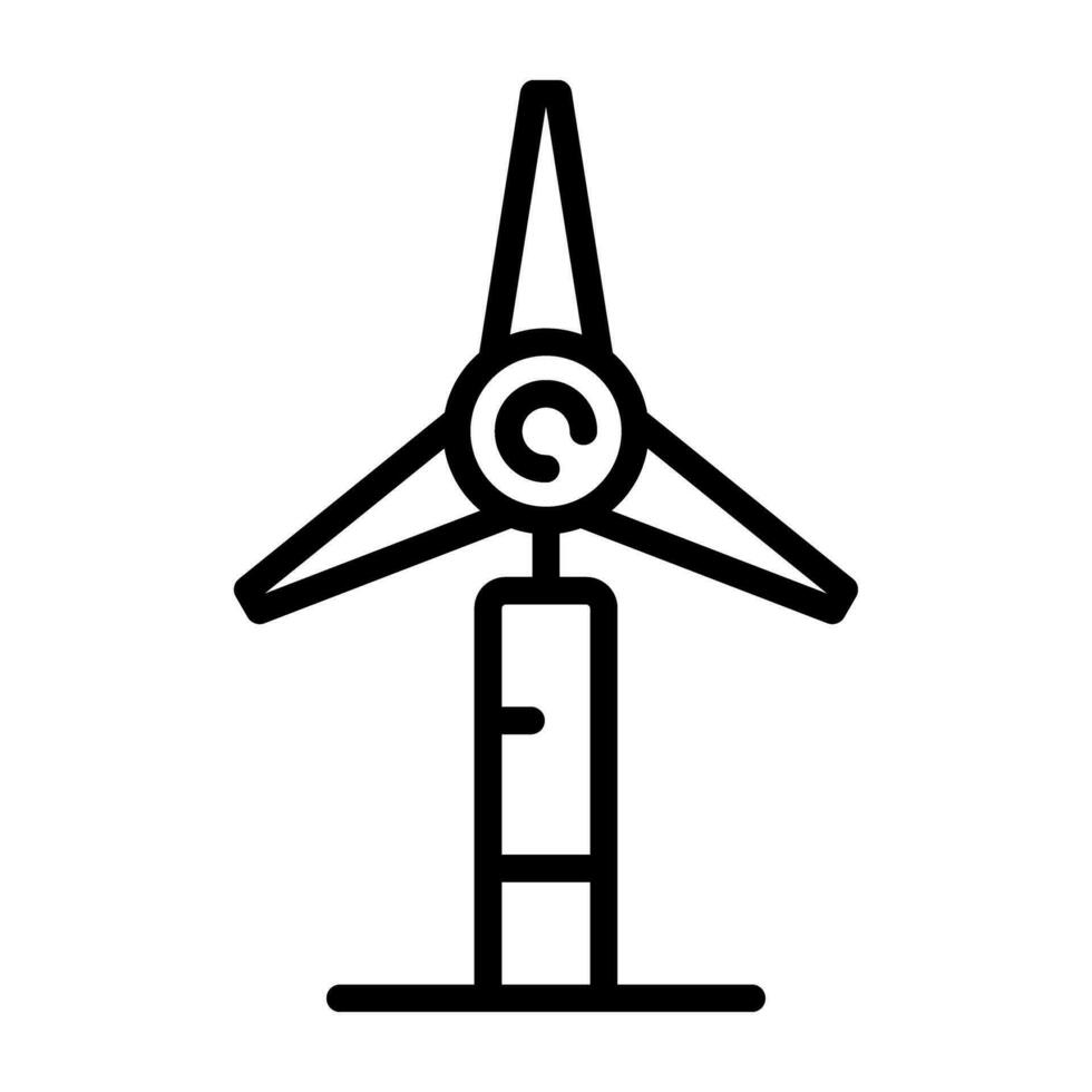 Windmill Vector Icon