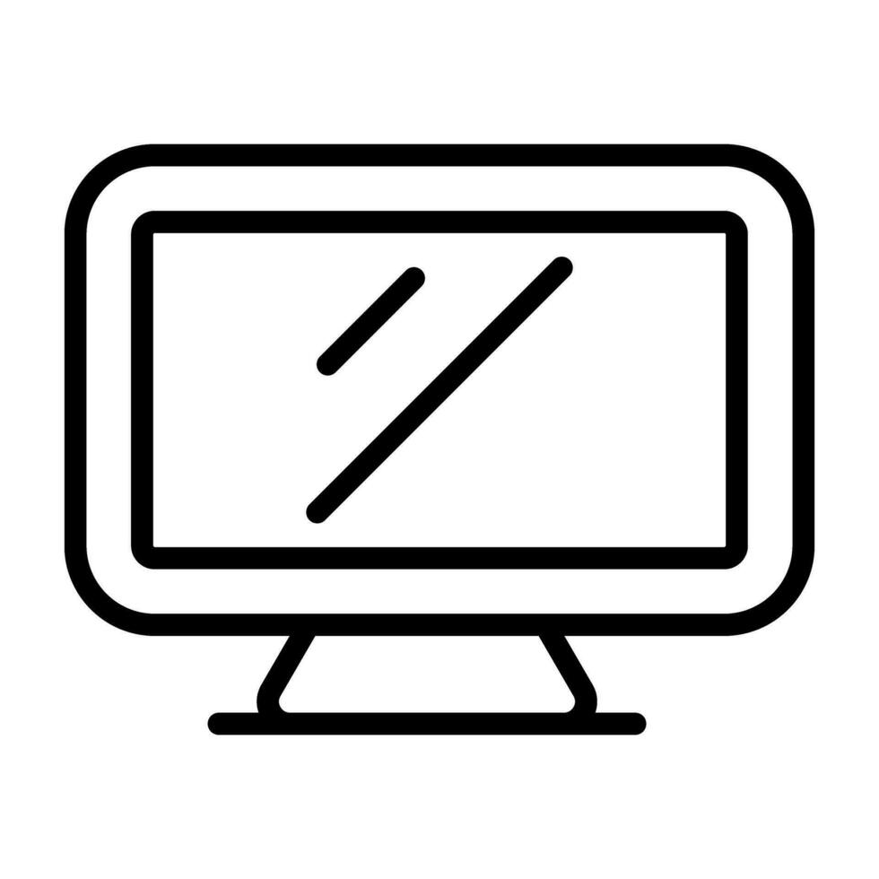 Computer Vector Icon