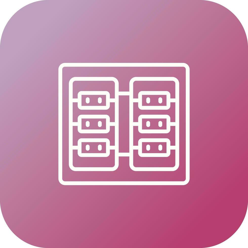 Server Room Vector Icon