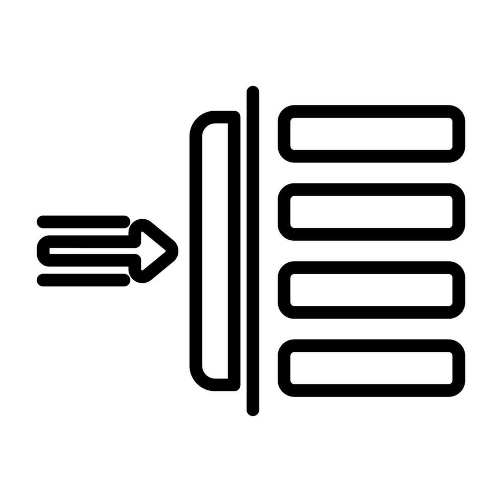 Margin Vector Icon