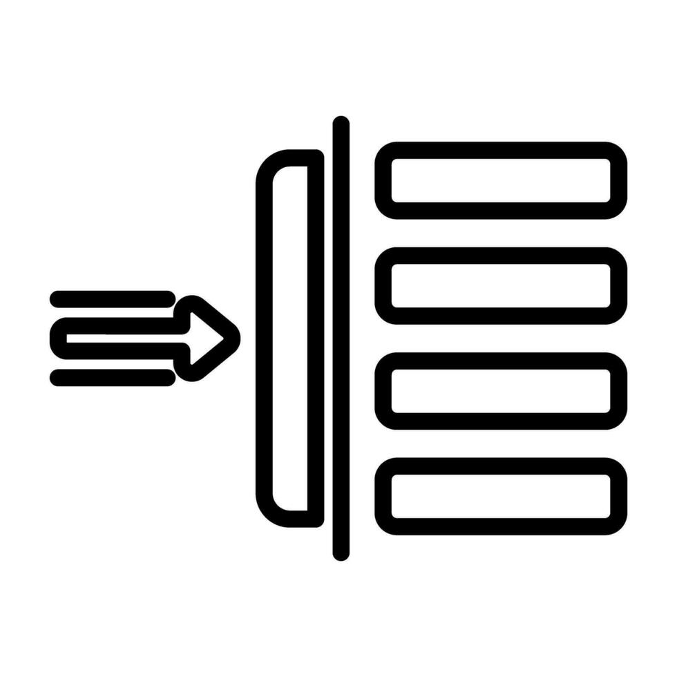 Margin Vector Icon