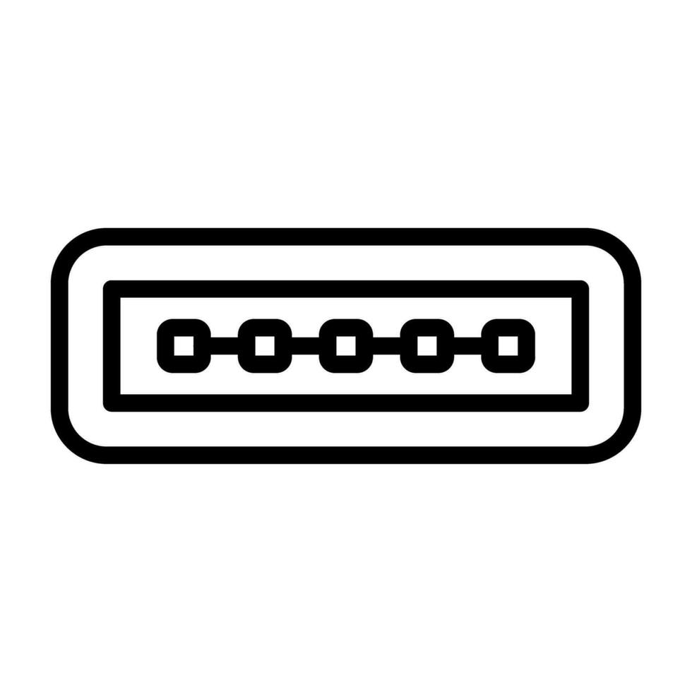 icono de vector de usb