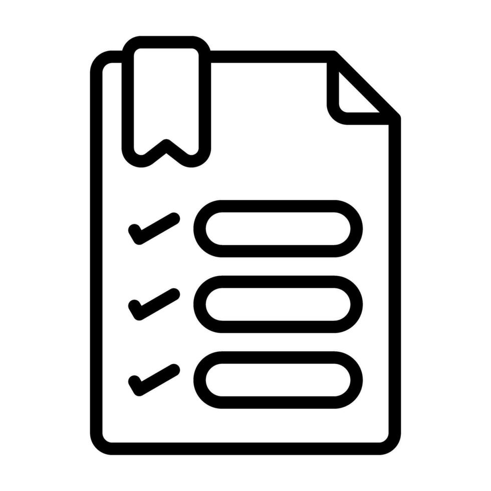 List Vector Icon