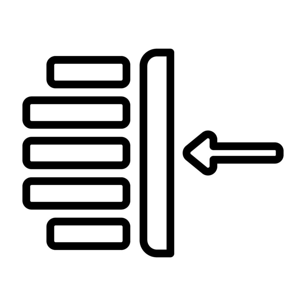 Margin Vector Icon