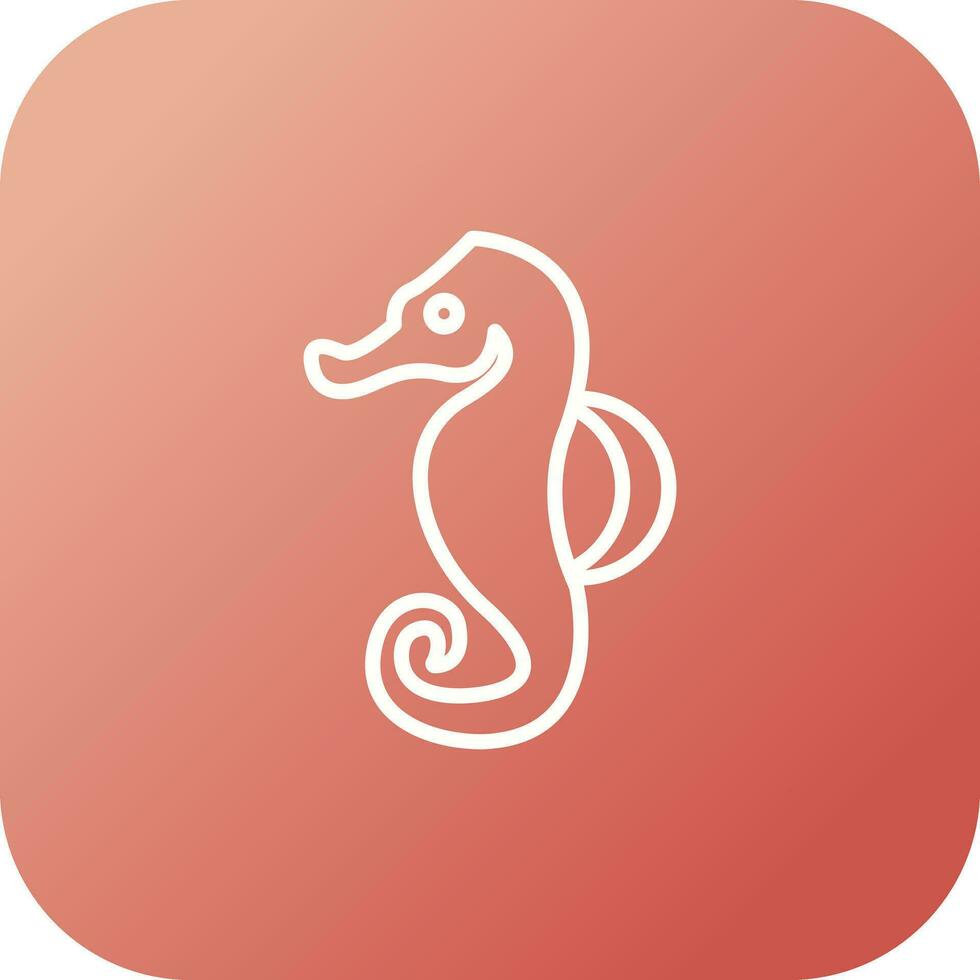 Seahorse Vector Icon