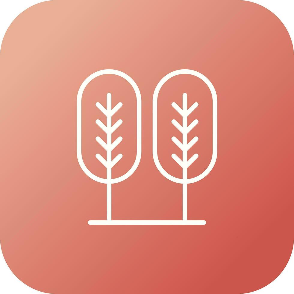 Birch tree Vector Icon