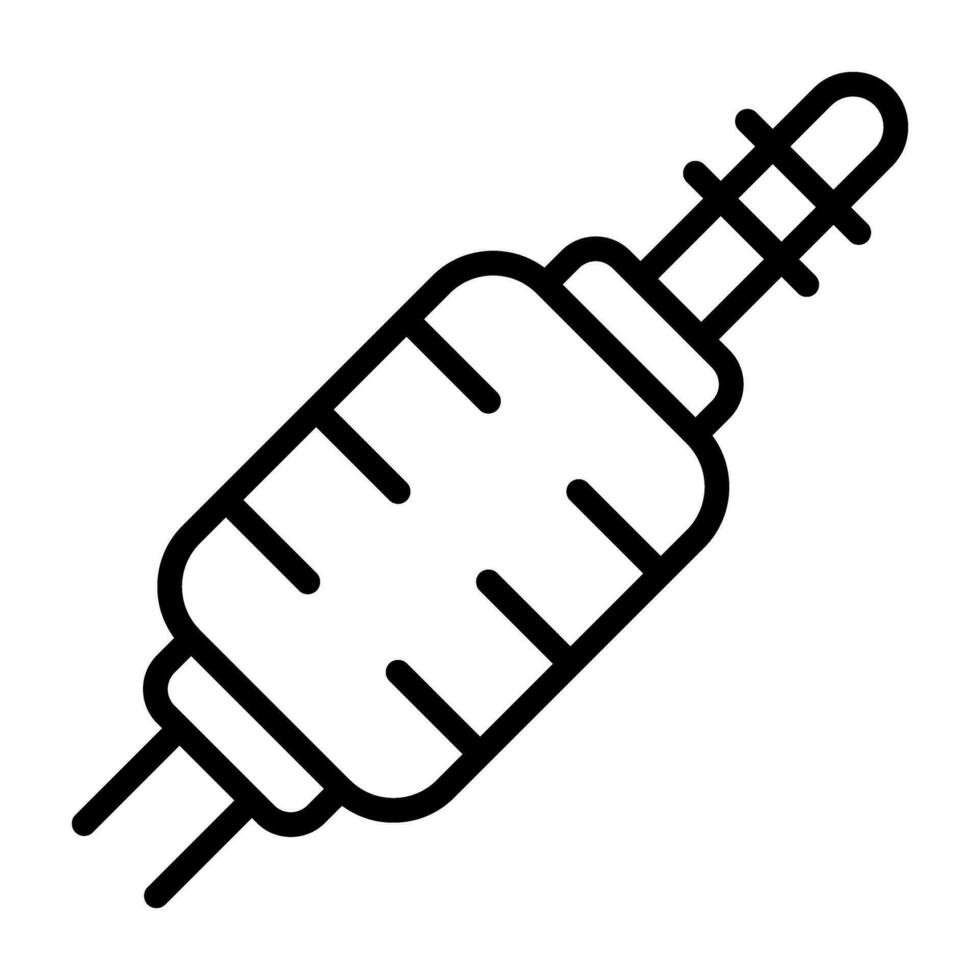 Jack Connector Vector Icon