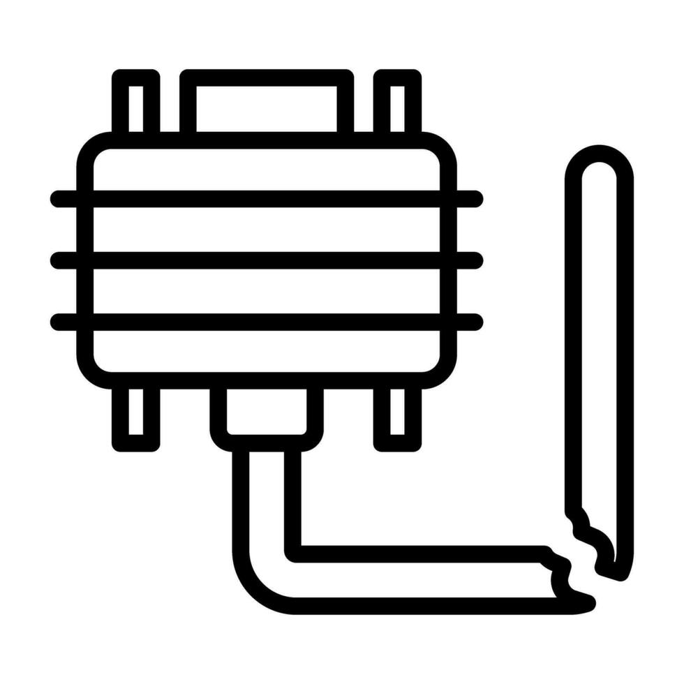 roto cable vector icono