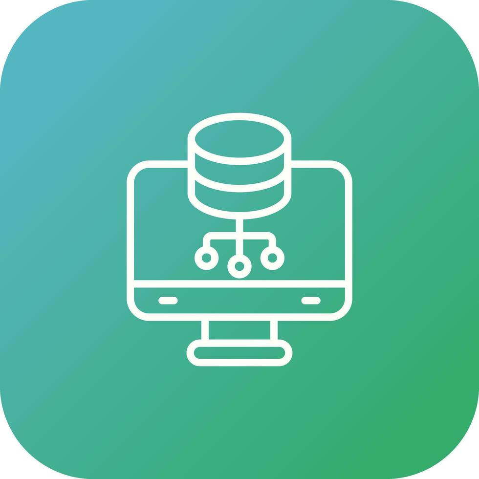 Database Management Vector Icon