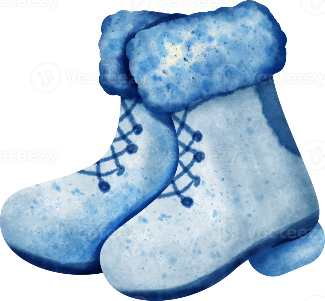 watercolor boots clip art png