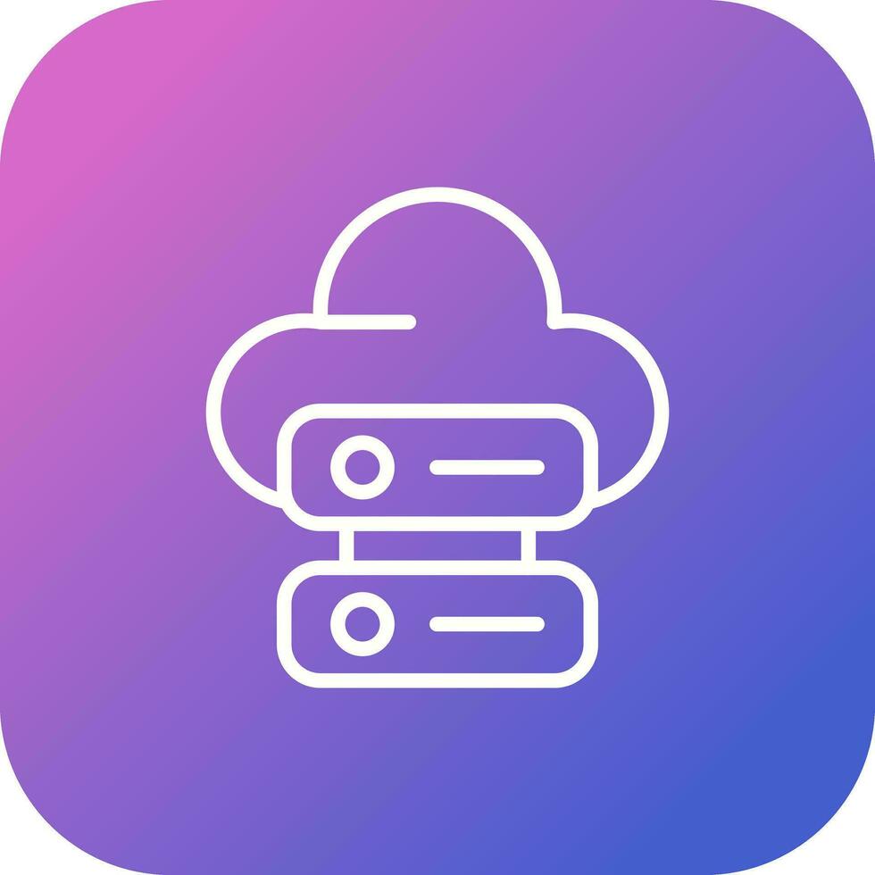 Web Hosting Vector Icon