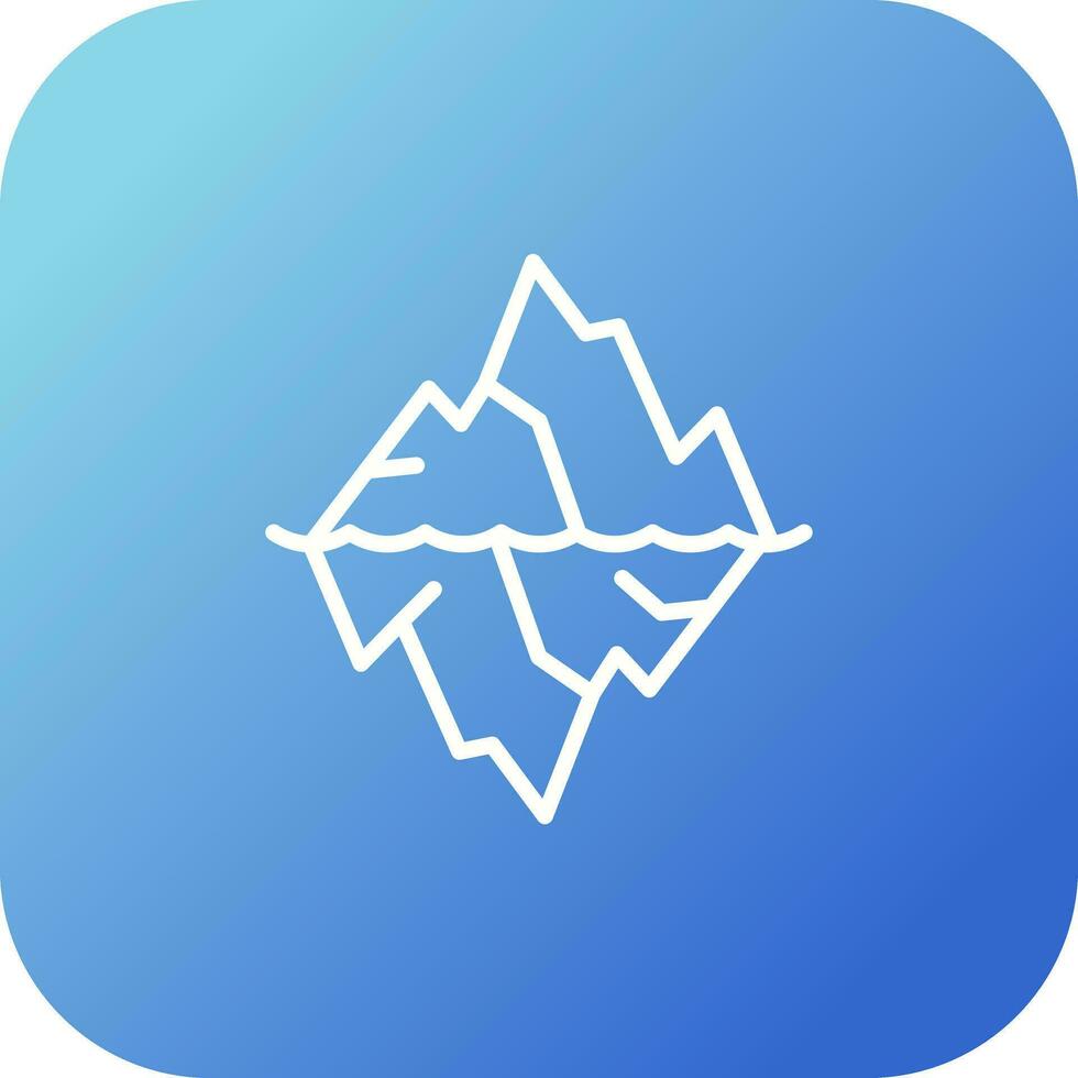 Glacier Vector Icon