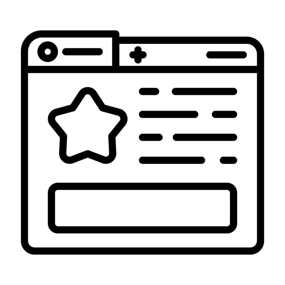 Favourite Page Vector Icon