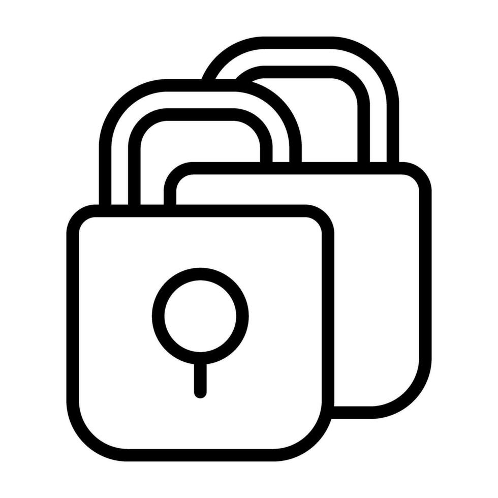 Padlocks Vector Icon