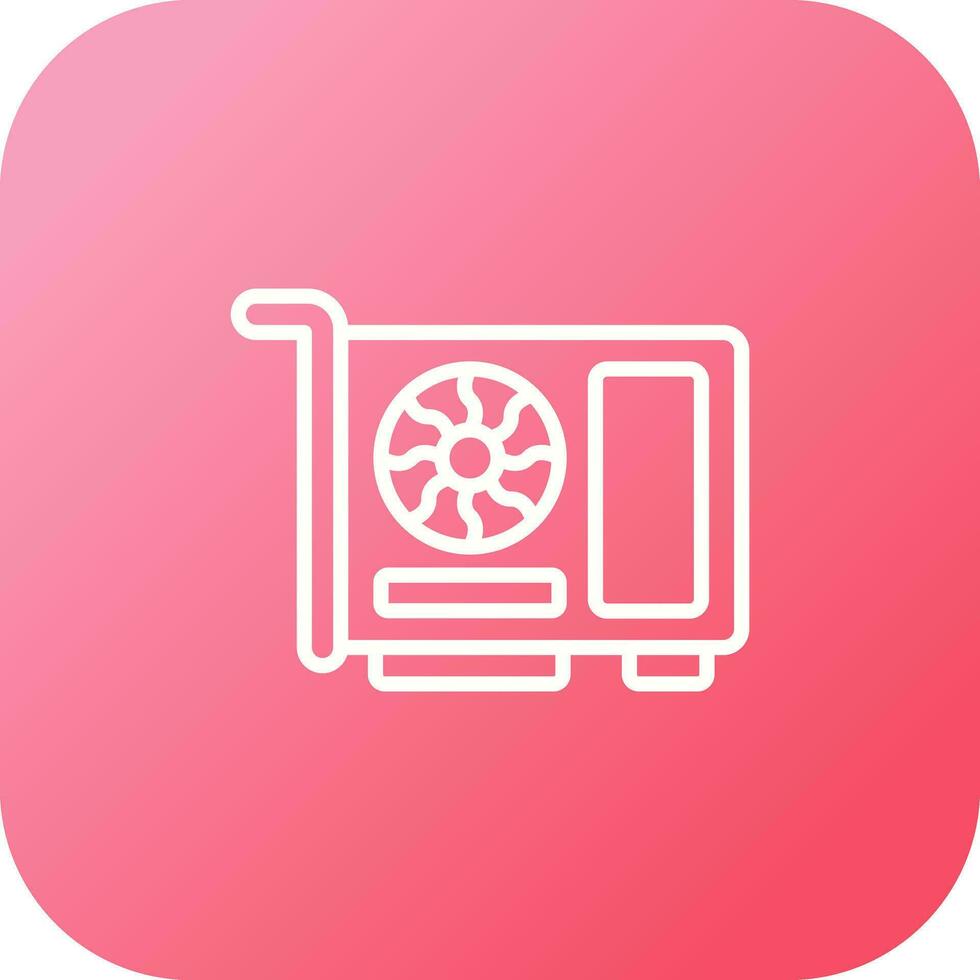 Graphic Card Vector Icon
