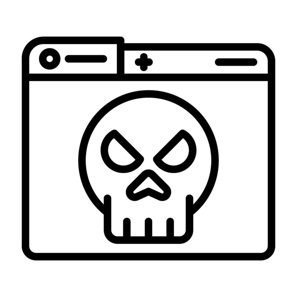 Dark Web Vector Icon