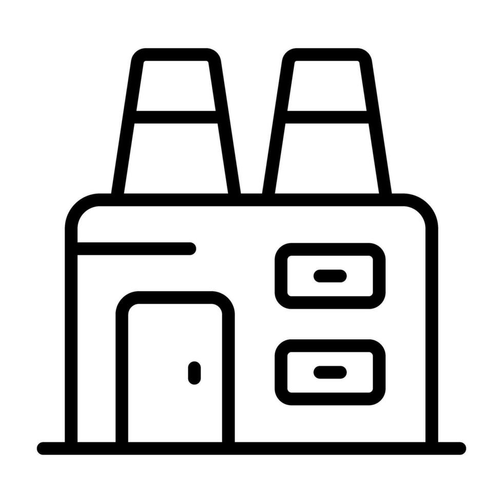 Factory Vector Icon