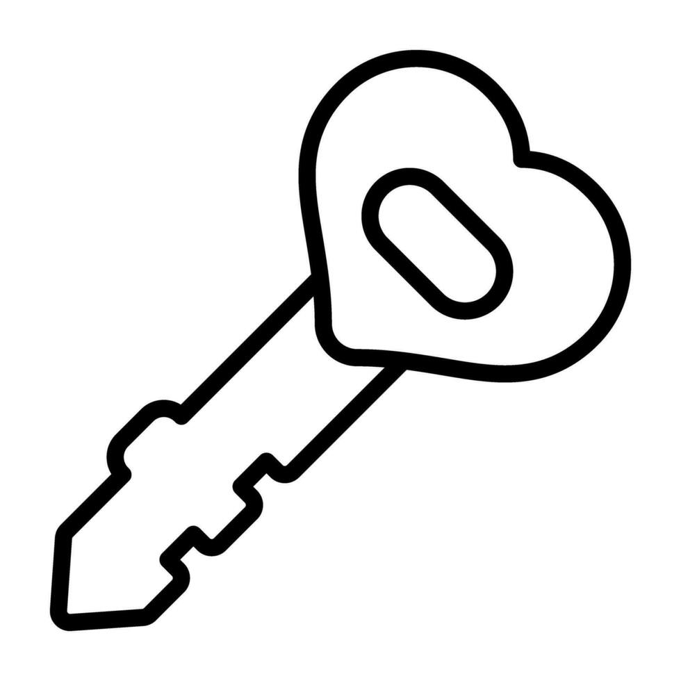 Car Key Vector Icon