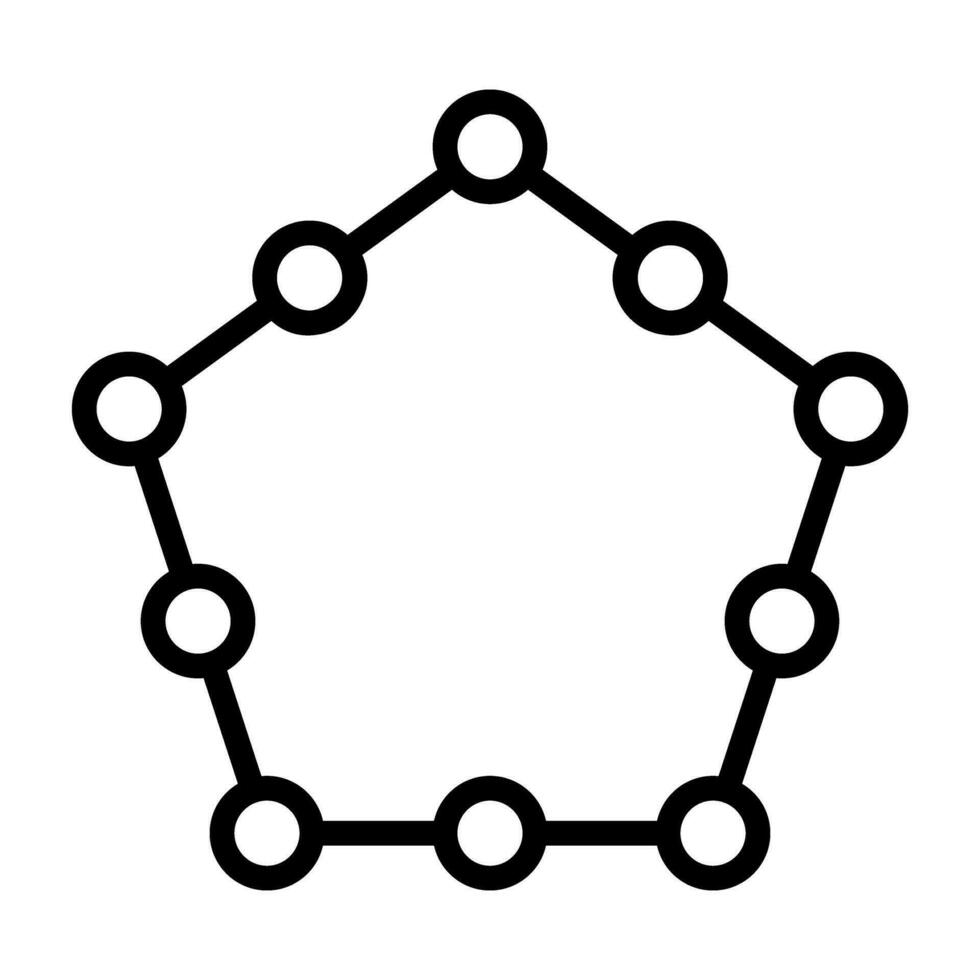 icono de vector hexagonal