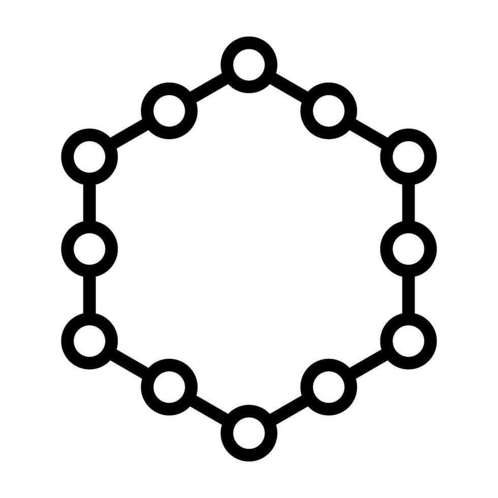 Hexagon Vector Icon