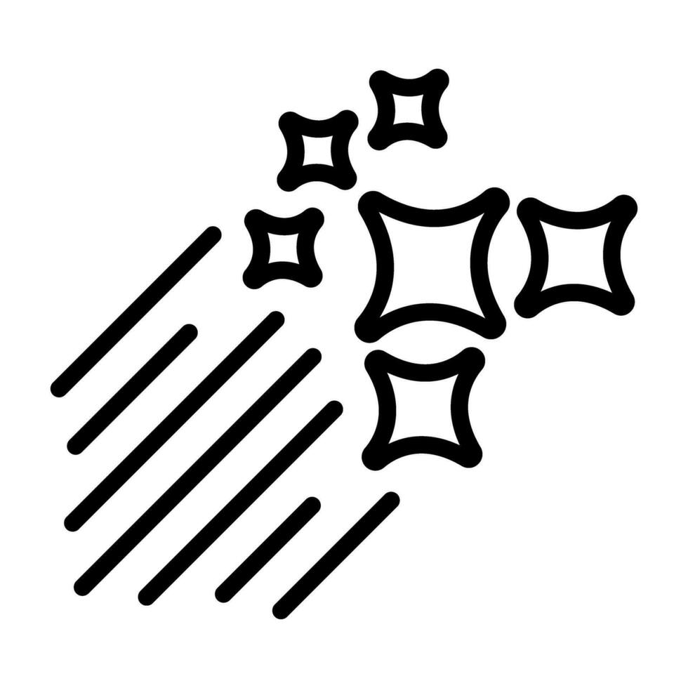 Shooting Stars Vector Icon