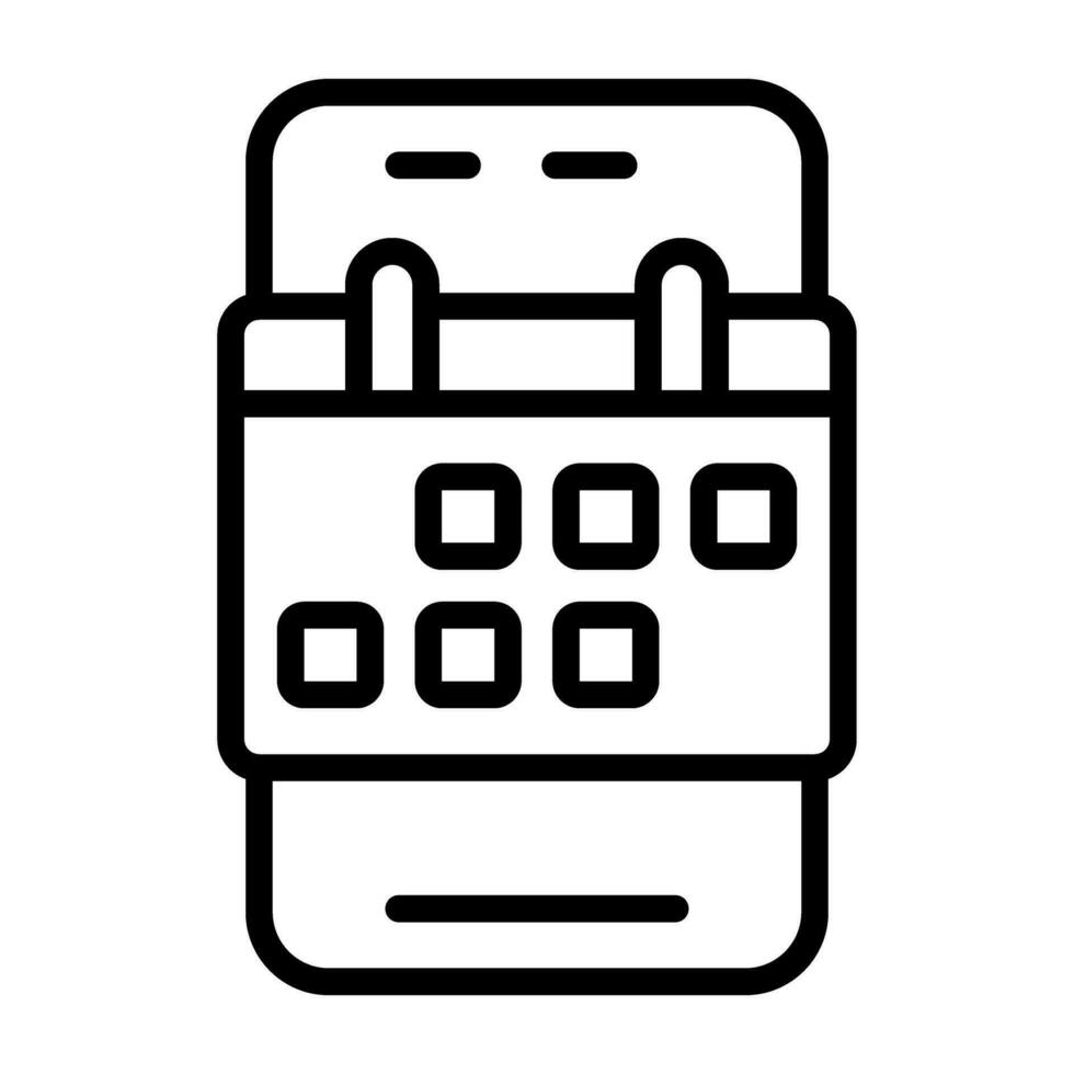 Booking App Vector Icon